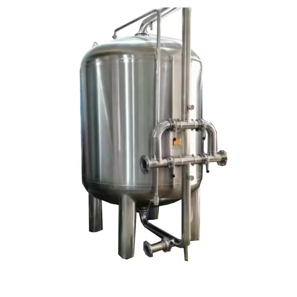 SWFI industrial stainless steel water filter vessel for centralised water treatment