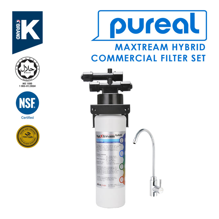 F&B water filtration system Sabah | Maxtream Hybrid capacity set