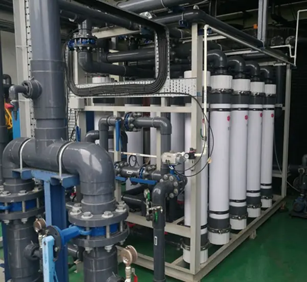 Raw water and water treatment equipment