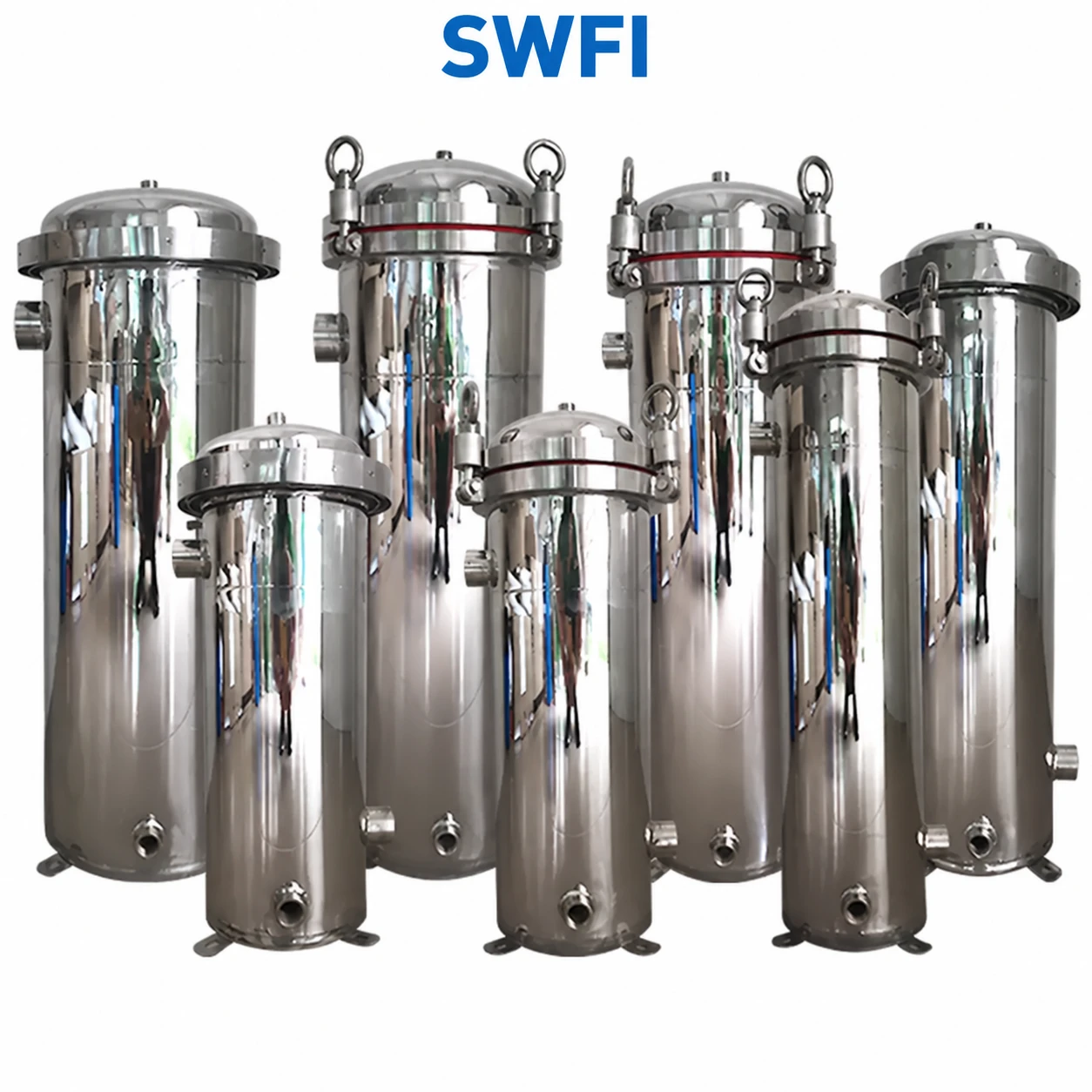 Industrial Stainless Steel Bag Filter Housing (SWFI Series) — stainless steel housing range