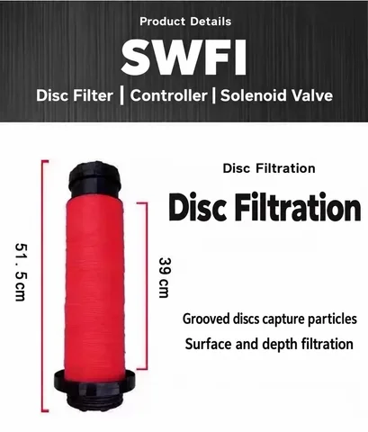 Disc element dimensions | SWFI Automatic Disc Filter System