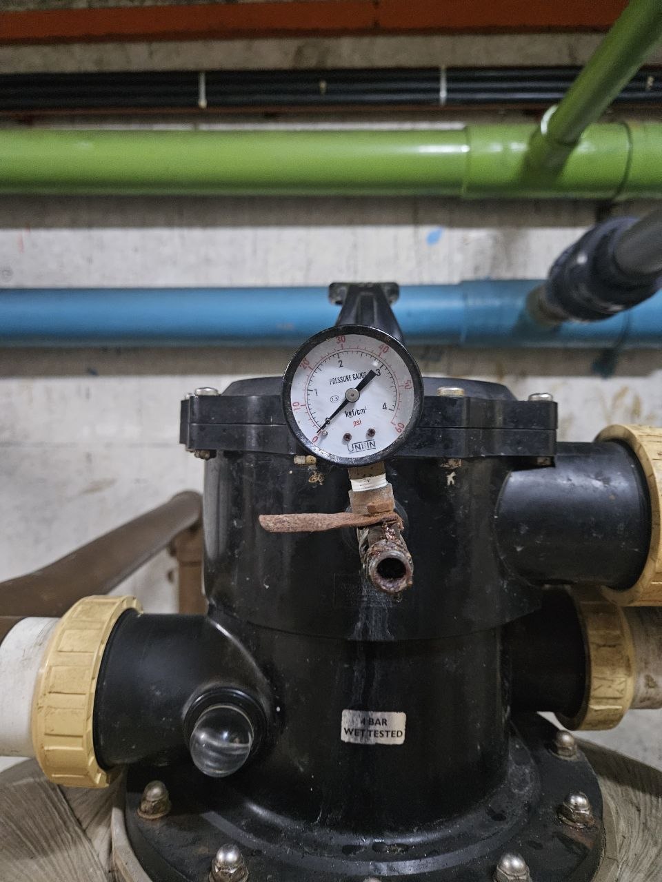 Swimming pool filter multiport valve